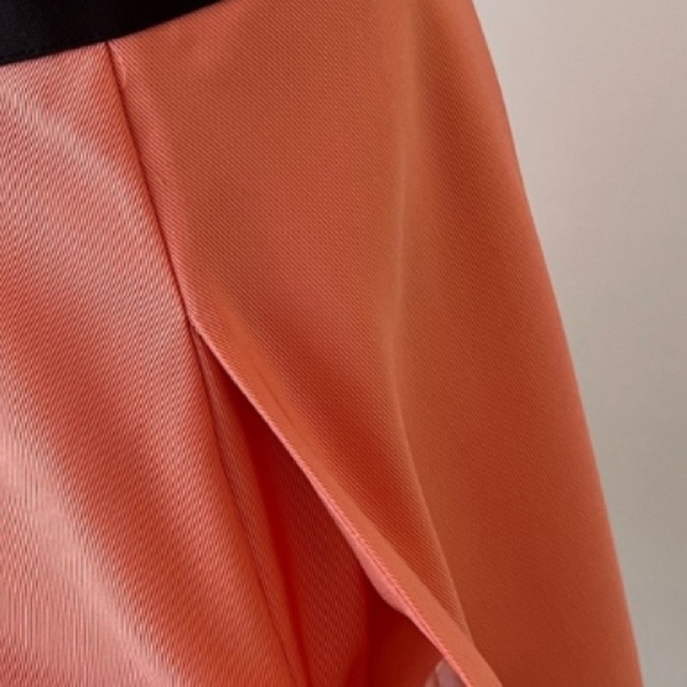 Rachel Roy Bright Peach Orange A-Line Dress - Picture 6 of 12